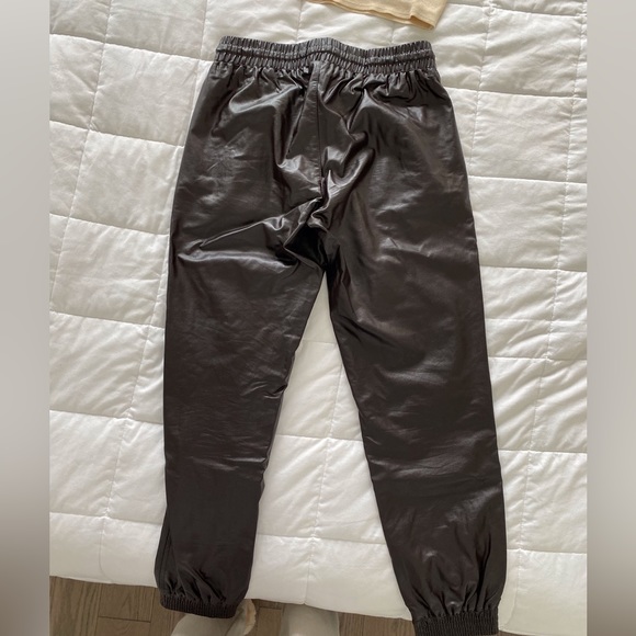 COPY - Zara (Vegan) leather sweatpants, great condition, Small - Picture 2 of 3